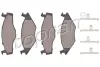 Комплект тормозных колодок, дисковый тормоз TOPRAN 104252 (фото 1)