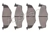 Комплект тормозных колодок, дисковый тормоз TOPRAN 108506 (фото 1)
