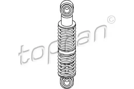 Натяжитель ремня, клиновой зубча TOPRAN 109806