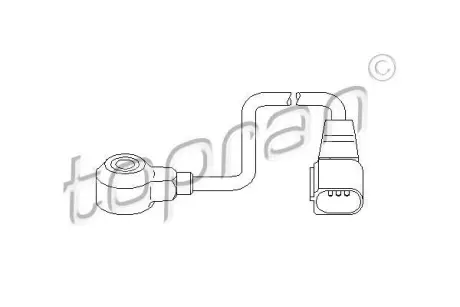 Ignition knock sensor. Датчик детонации TOPRAN 112093