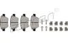 Комплект тормозных колодок, дисковый тормоз TOPRAN 114377 (фото 1)