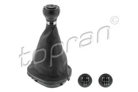 Ручки важеля перемикання передач VW CADDY III, CADDY III/MINIVAN, TOURAN FURGON/MINIVAN/NADWOZIE WIELKOPRZESTRZENNE (MPV) 02.03-05.15 TOPRAN 115892