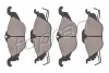 Комплект тормозных колодок, дисковый тормоз TOPRAN 205780 (фото 1)