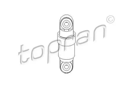 Натяжитель ремня, клиновой зубча TOPRAN 206046