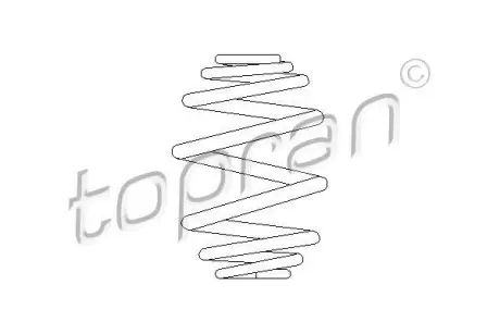 Пружина ходовой части TOPRAN 207595