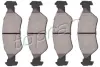 Комплект тормозных колодок, дисковый тормоз TOPRAN 300107 (фото 1)