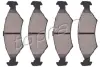 Комплект тормозных колодок, дисковый тормоз TOPRAN 300108 (фото 1)