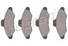 Комплект тормозных колодок, дисковый тормоз TOPRAN 300276 (фото 1)