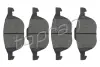 Комплект тормозных колодок, дисковый тормоз TOPRAN 302338 (фото 1)