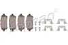 Комплект тормозных колодок, дисковый тормоз TOPRAN 303965 (фото 1)