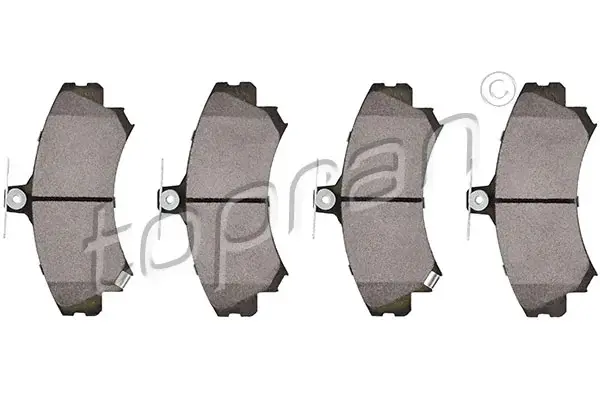 Комплект тормозных колодок, дисковый тормоз TOPRAN 407959 (фото 1)