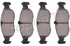 Комплект тормозных колодок, дисковый тормоз TOPRAN 722507 (фото 1)