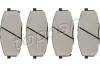 Комплект тормозных колодок, дисковый тормоз TOPRAN 820691 (фото 1)