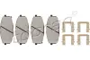 Комплект тормозных колодок, дисковый тормоз TOPRAN 820693 (фото 1)