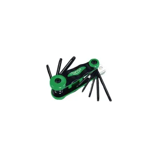 Набір ключів TORX, тип: "L" T10, T15, T20, T25, T27, T30, T40, T9, 8 шт TOPTUL AIFB0801