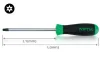 Викрутка (викрутка torx) TORX Tamper, розмір: T15H, довжина: 75 мм, довжина 2: 180 мм TOPTUL FEAB1508 (фото 3)