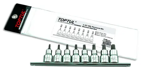 Набір біт п\'ятигранних 1/2" TOPTUL GAAG0806