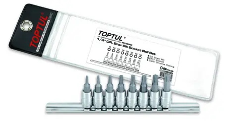 Насадка із бітами 1/4" TOPTUL GAAG0808