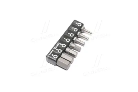 Набор бит 1/4" 7ед. (Hex: 2, 2.5, 3, 4, 5, 6, 8mm) TOPTUL GAAV0701