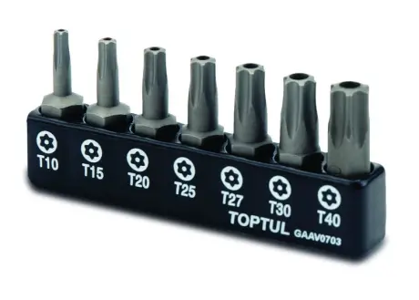 Набір біт 1/4" 7 од TOPTUL GAAV0703
