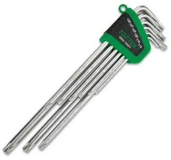 К-кт зіркоподібних ключів TORX TOPTUL GSN-09ET
