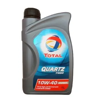 Моторное масло, Quartz 7000 Diesel Motor Oil, SAE 10W-40, 1L TOTAL 166247