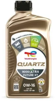 Масло QUARTZ 9000 XTRA FUTURE XT 0W16 1L TOTAL 225508