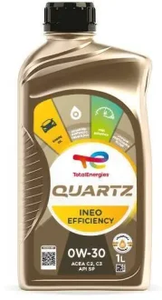 Масло QUARTZ INEO EFFICEN 0W30 1L TOTAL 228161