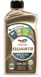Масло моторное QUARTZ INEO XTRA EC6 0W-20 1л TOTAL 228343
