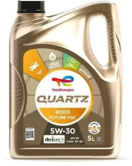 Олива моторна QUARTZ 9000 FUTURE FGC 5W30. 3x5 lt (5 л) TOTAL 228412