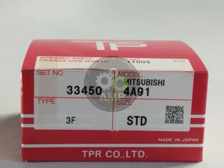 Кільця поршневі STD (к-кт на мотор) Mitsubishi Lancer 1.5L 4A91 Tp TPR 33450-STD