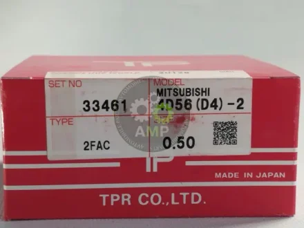 Кільця поршневі +0.50mm (к-кт на мотор)(2.5*2*3) L200 4D56 Tp TPR 33461-050