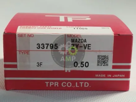 Кільця поршневі +0.50 (к-кт на мотор) MAZDA3 1.6L, 1.5L ZY,ZY-VE Tp TPR 33795-050
