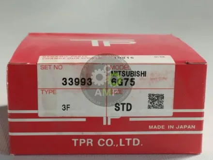 Кільця поршневі STD (к-кт на мотор) 3,8L Mitsubishi 6G75 Tp TPR 33993-STD