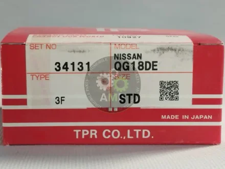 Кільця поршневі STD (к-кт на мотор) Nissan QG18DE Tp TPR 34131-STD