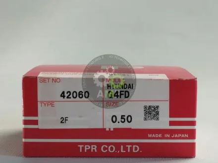 Кільця поршневі +0.50mm (к-кт на мотор) G4FD Tp TPR 42060-050