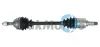 CITROEN піввісь лів L=615mm L2=652mm 21/22 зуб. AX (ZA-_) 10 86-98, SAXO 1.1 X, SX 96-03, PEUGEOT 106 I 1.1 91-96 TRAKMOTIVE 300254 (фото 1)
