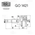 ШРКШ Nissan Almera N16 (00-)/Almera Classic (06-) 1.6i/1.5i c ABS (н25/вн22/abs42) (зовн.) (GO 1421) Trialli TRIALLI GO1421 (фото 3)