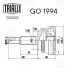 ШРКШ зовнішній RX300 3.0 (03-) (зов:26/вн:27/абс:48) (ABS) (GO 1994) TRIALLI GO1994 (фото 2)