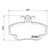 Колодки гальмівні передн (без датчика зносу) Logan (04-)/Megane (96-) (PF 095101) TRIALLI PF095101 (фото 2)