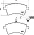 Колодки гальмівні Renault Kangoo II (07-) передн г/с Bosch (в компл. з датч.) (PF 4389) Trialli TRIALLI PF4389 (фото 2)