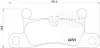 Колодки гальмівні VW Touareg II (10-)/Porsche Cayenne II (10-) задн диск (з датч.) (PF 4394) Trialli TRIALLI PF4394 (фото 2)