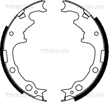 Комплект тормозных колодок TRISCAN 810010001