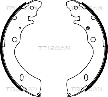 Комплект тормозных колодок TRISCAN 810010033 (фото 1)