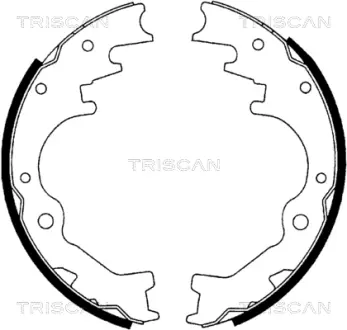 Комплект тормозных колодок TRISCAN 810010035