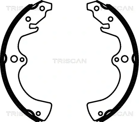 Комплект тормозных колодок TRISCAN 810010036 (фото 1)