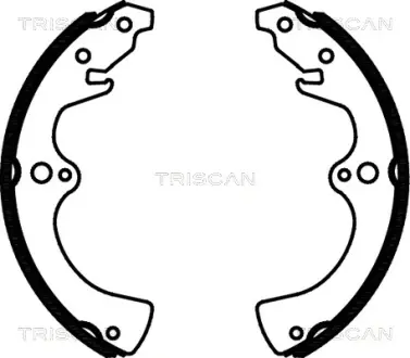 Комплект тормозных колодок TRISCAN 810010036