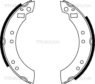 Комплект тормозных колодок TRISCAN 810010280