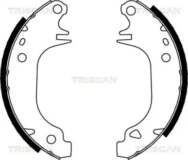 Комплект тормозных колодок TRISCAN 810010372