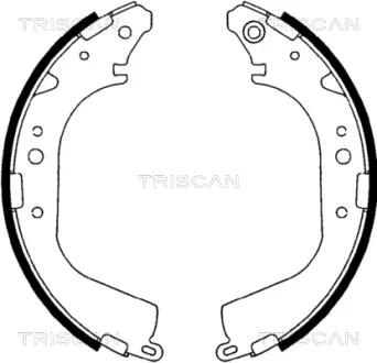 Комплект тормозных колодок TRISCAN 810010425